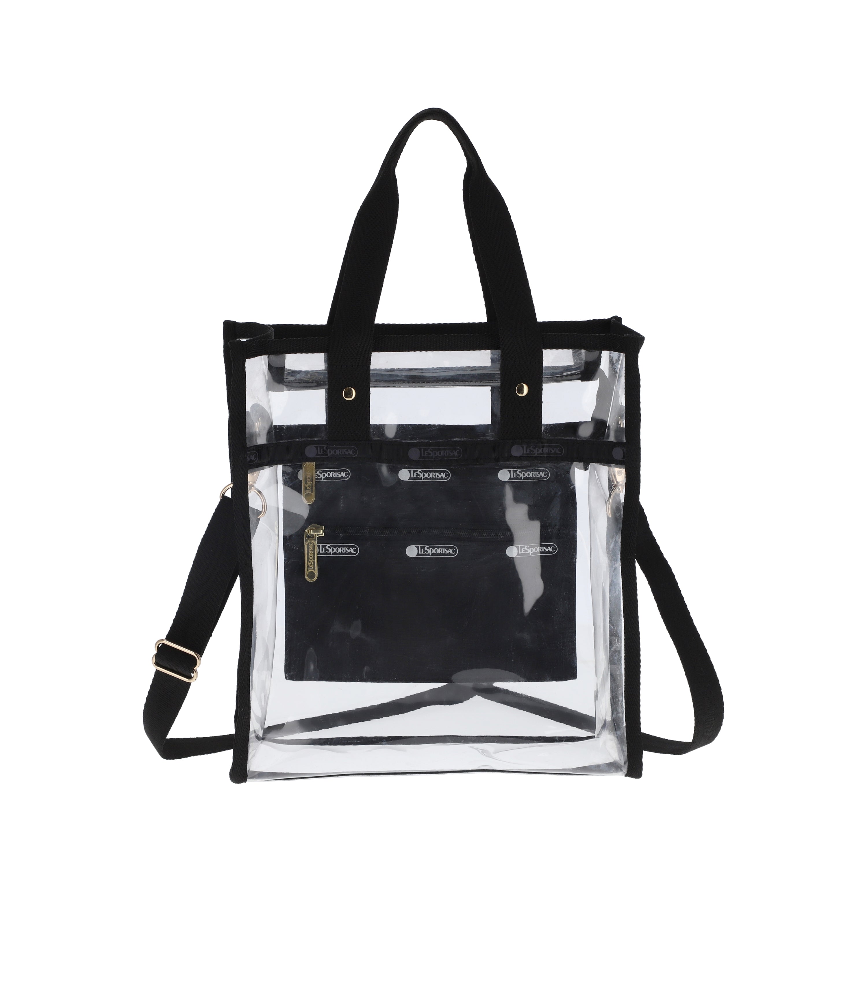 Clear black handbag hotsell