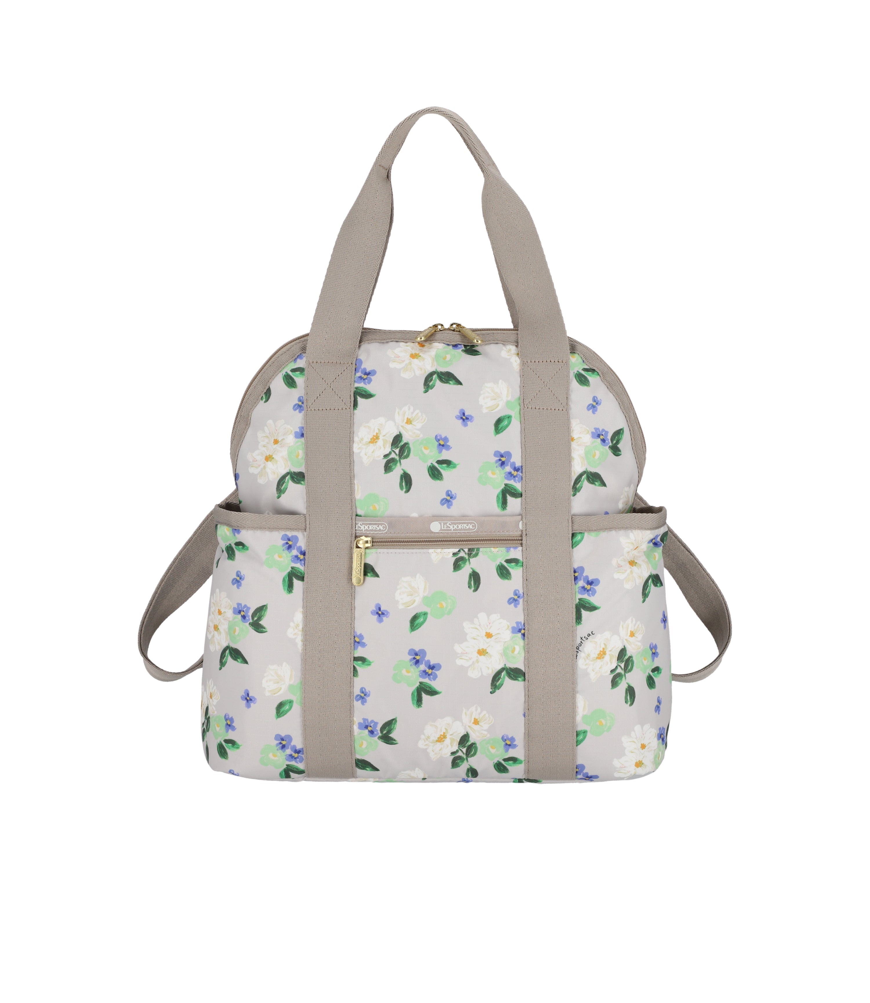 Double Trouble Backpack Classy Painterly Floral print LeSportsac