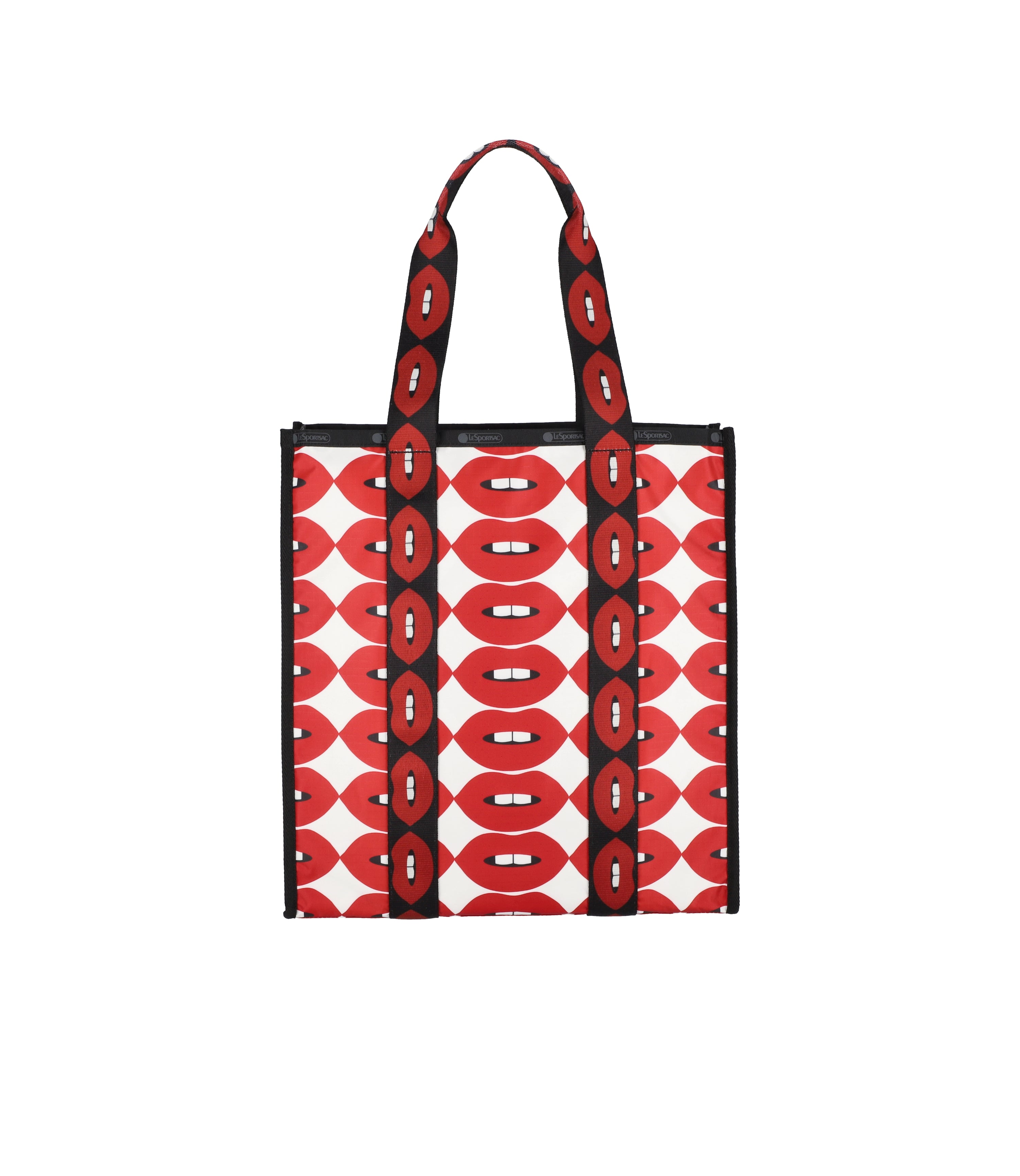 Large Web Book Tote LeSportsac x Libertine Lips Book Tote