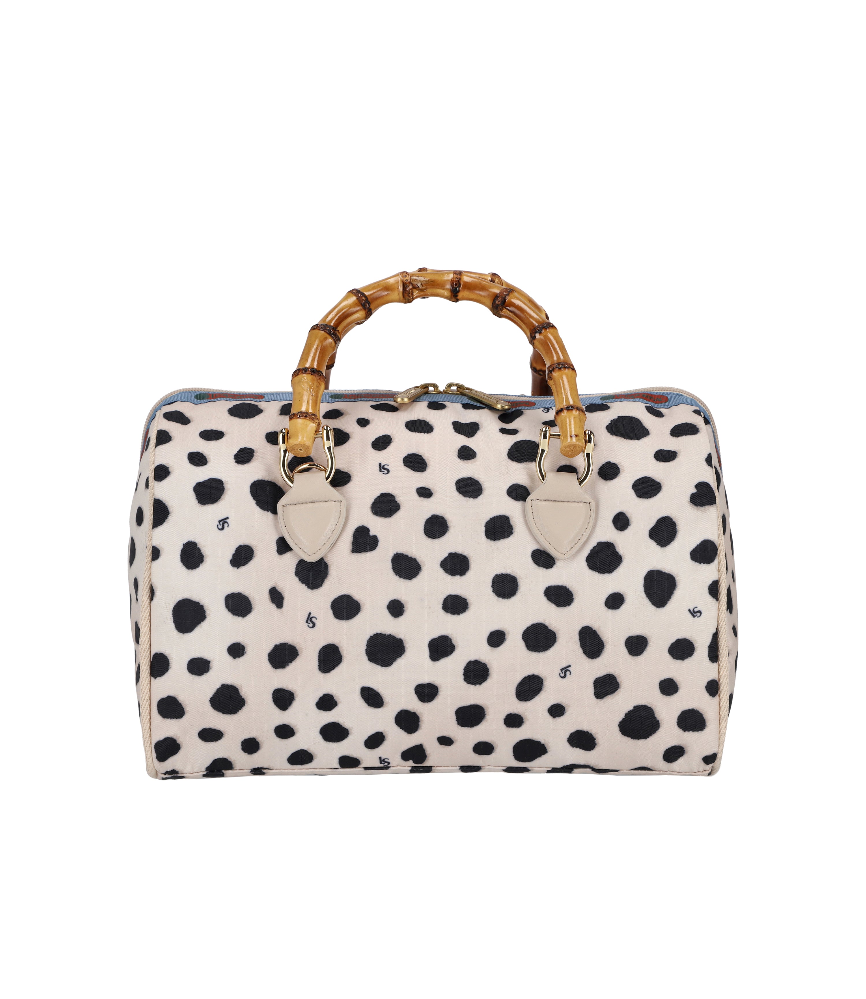 Medium Bamboo Boston - Bright Sepia Dalmatian – LeSportsac