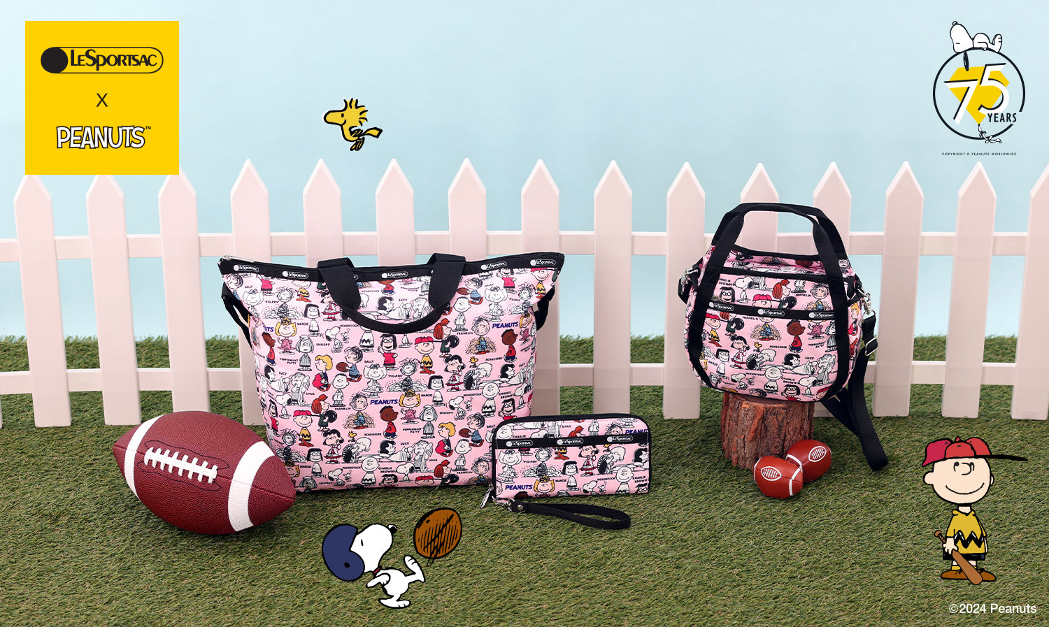 LeSportsac peanuts bag newest