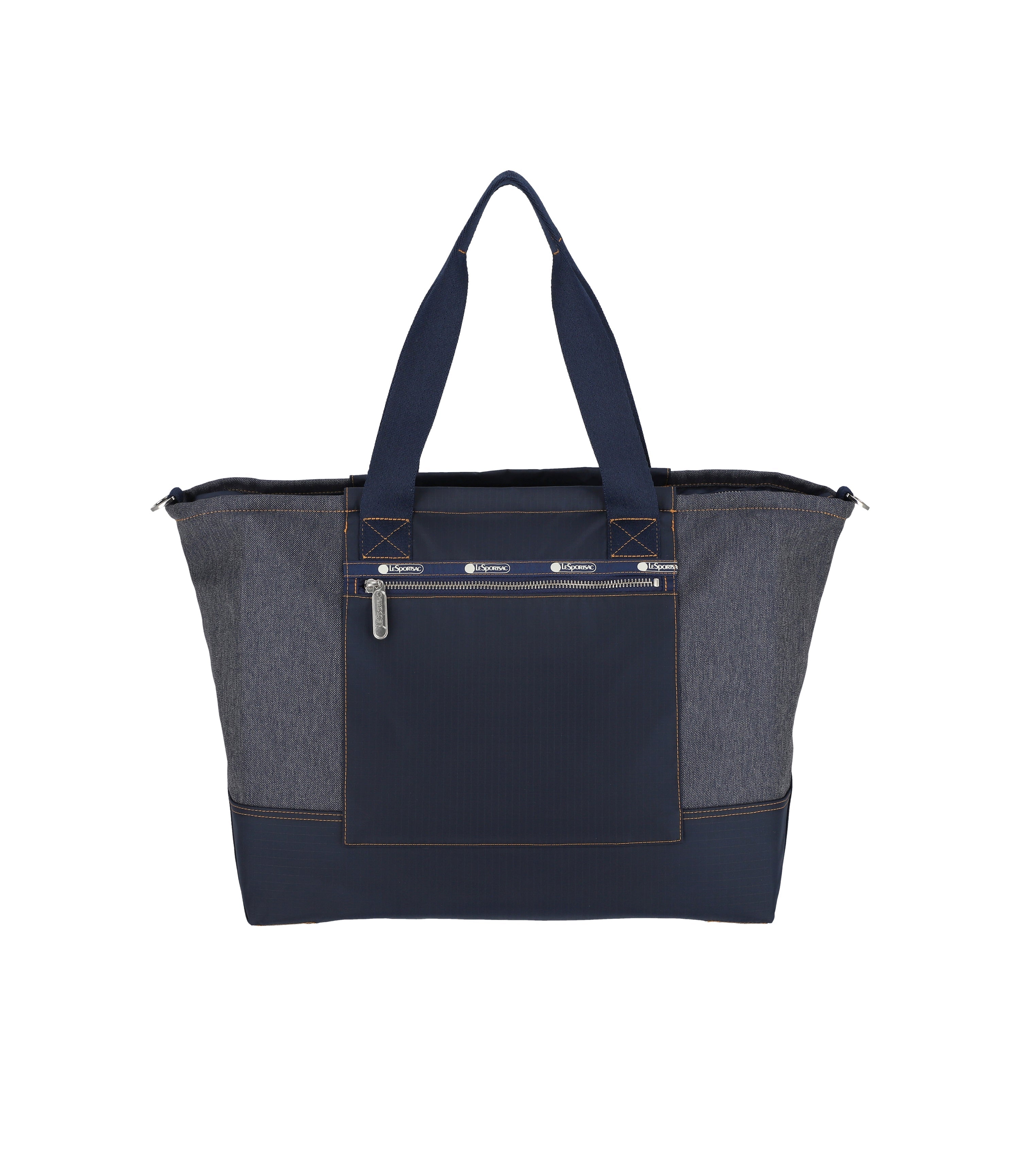 Denim East/West Tote - Medium Denim Wash – LeSportsac