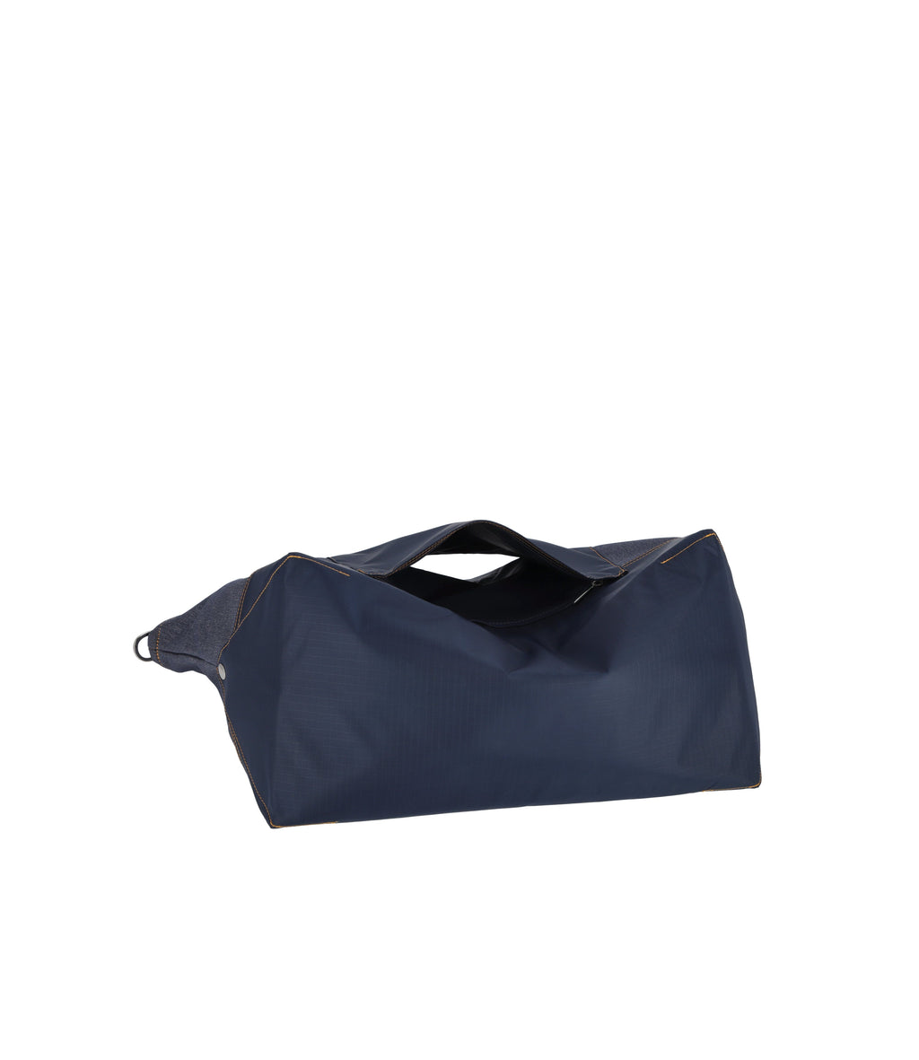 Denim East/West Tote - 26436130439216