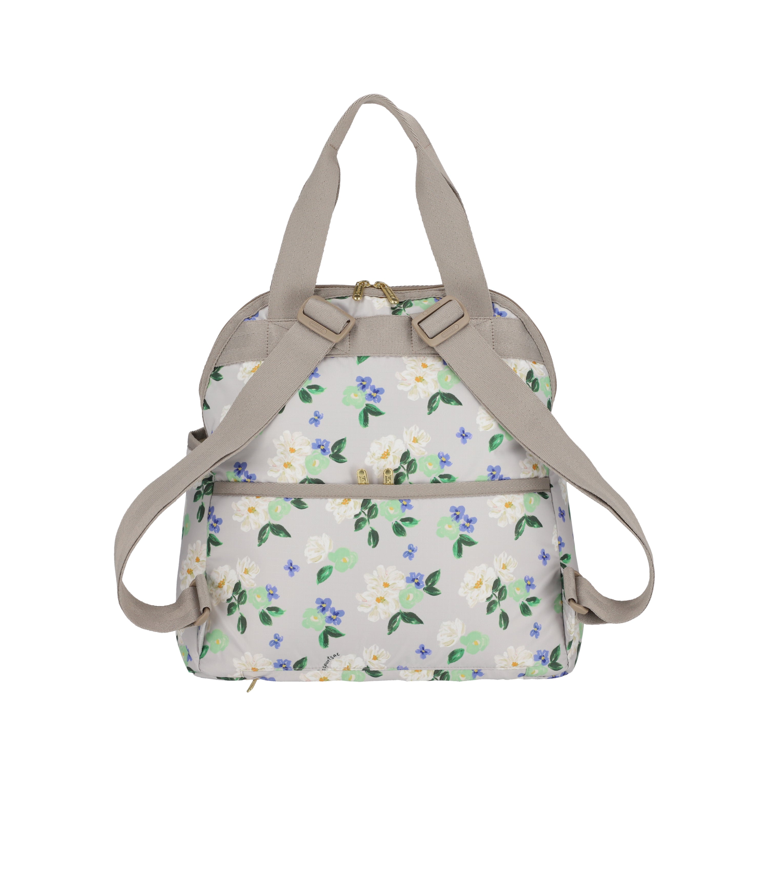 Double Trouble Backpack Classy Painterly Floral print LeSportsac