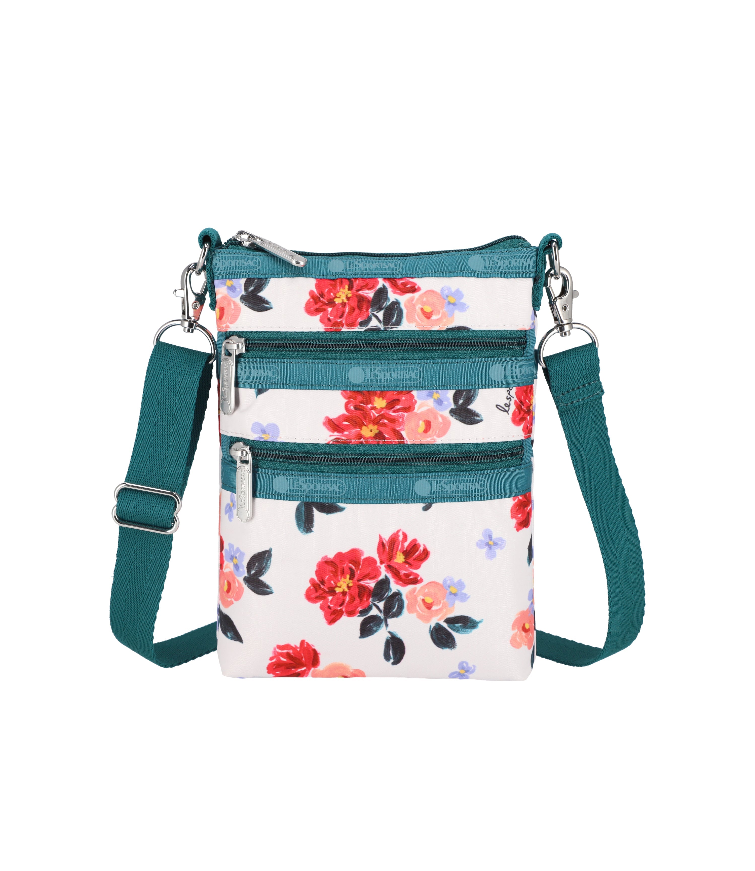 LeSport Sac Mix Colors sold Floral Print Shoulder bag