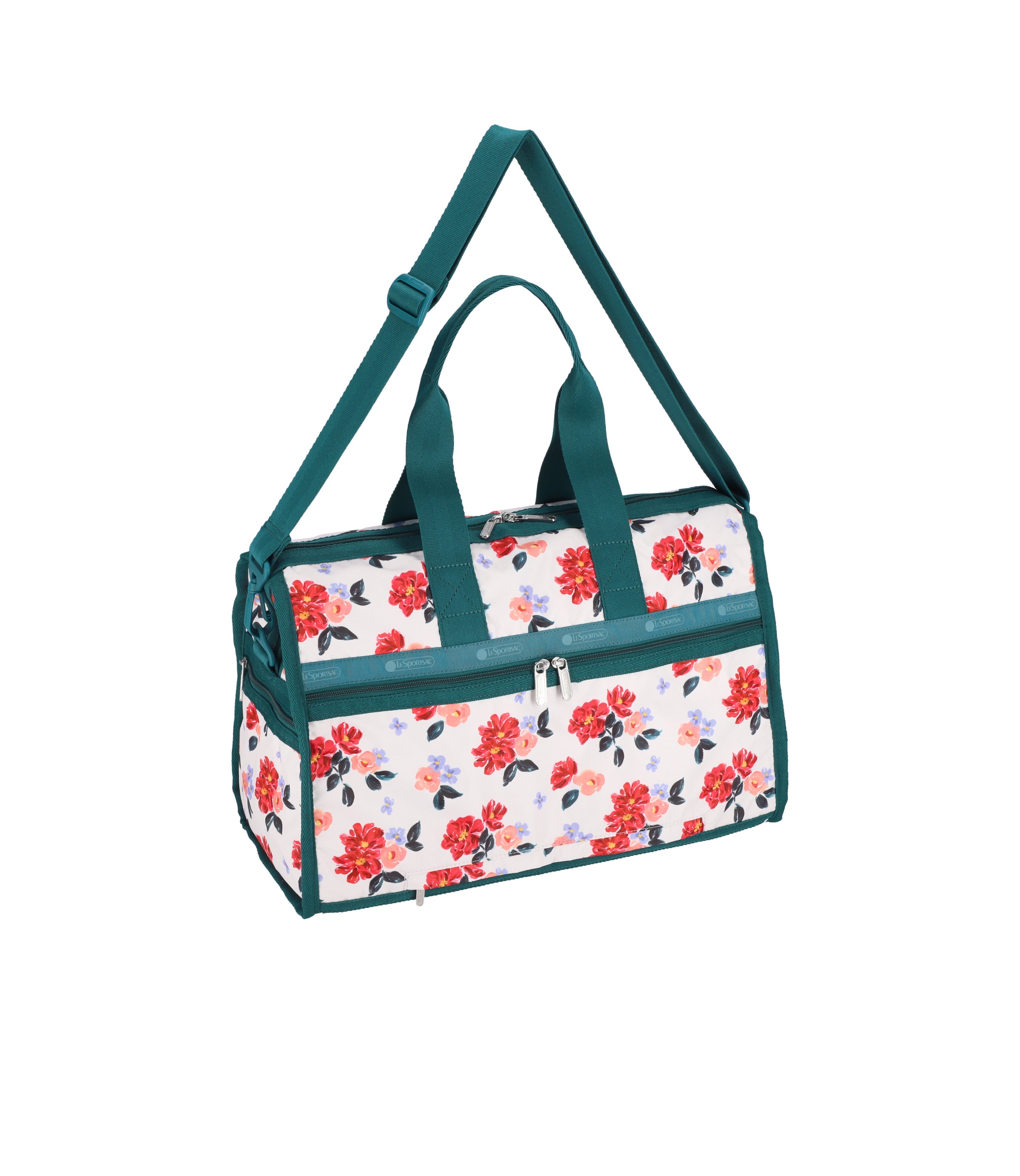 LeSportSac Floral popular Deluxe Medium Weekender Travel Bag