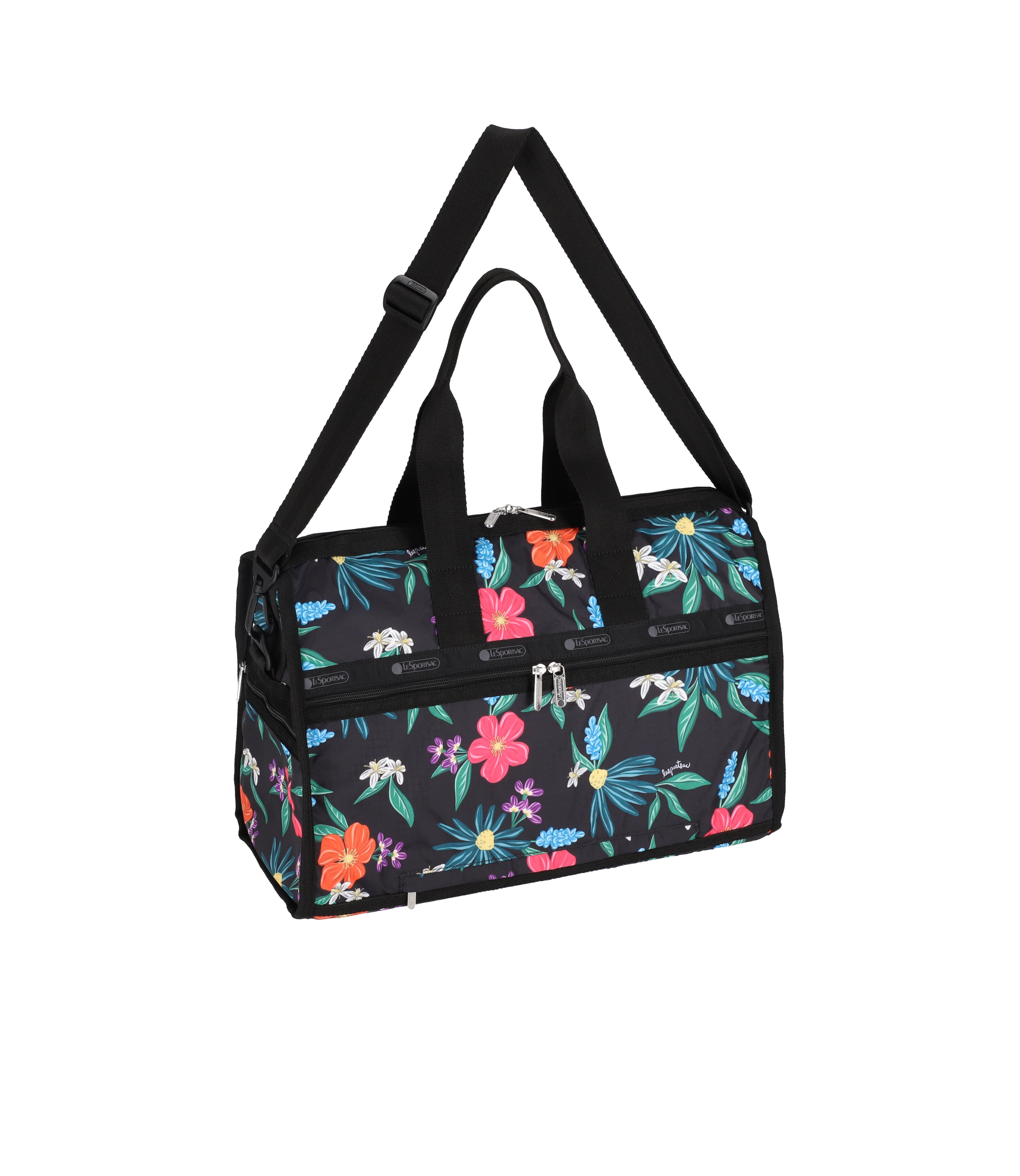 LeSportSac Floral popular Deluxe Medium Weekender Travel Bag