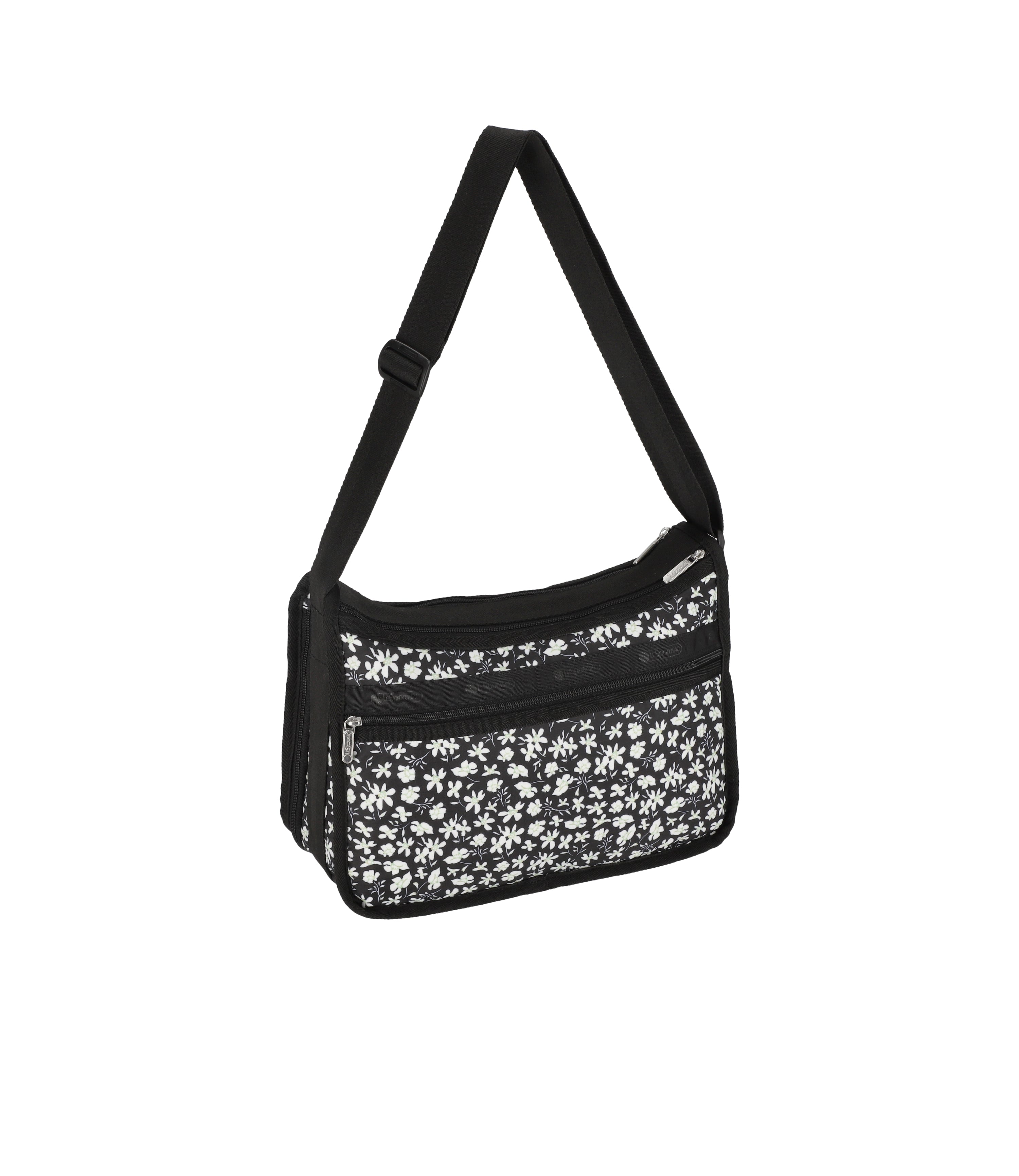 Popular LeSportsac Deluxe Everyday Bag in Dark Floral