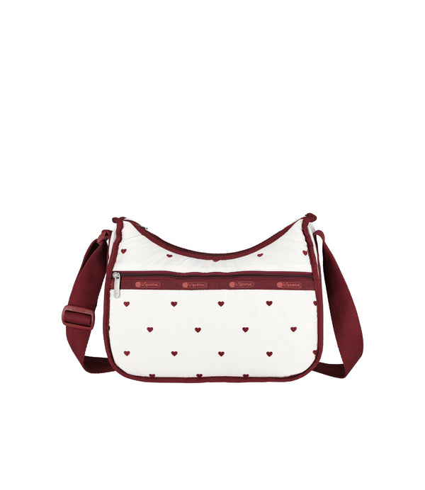 LeSportsac - Handbags - Classic Hobo - Berry Heart Embroidery