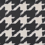 Black/Beige Houndstooth