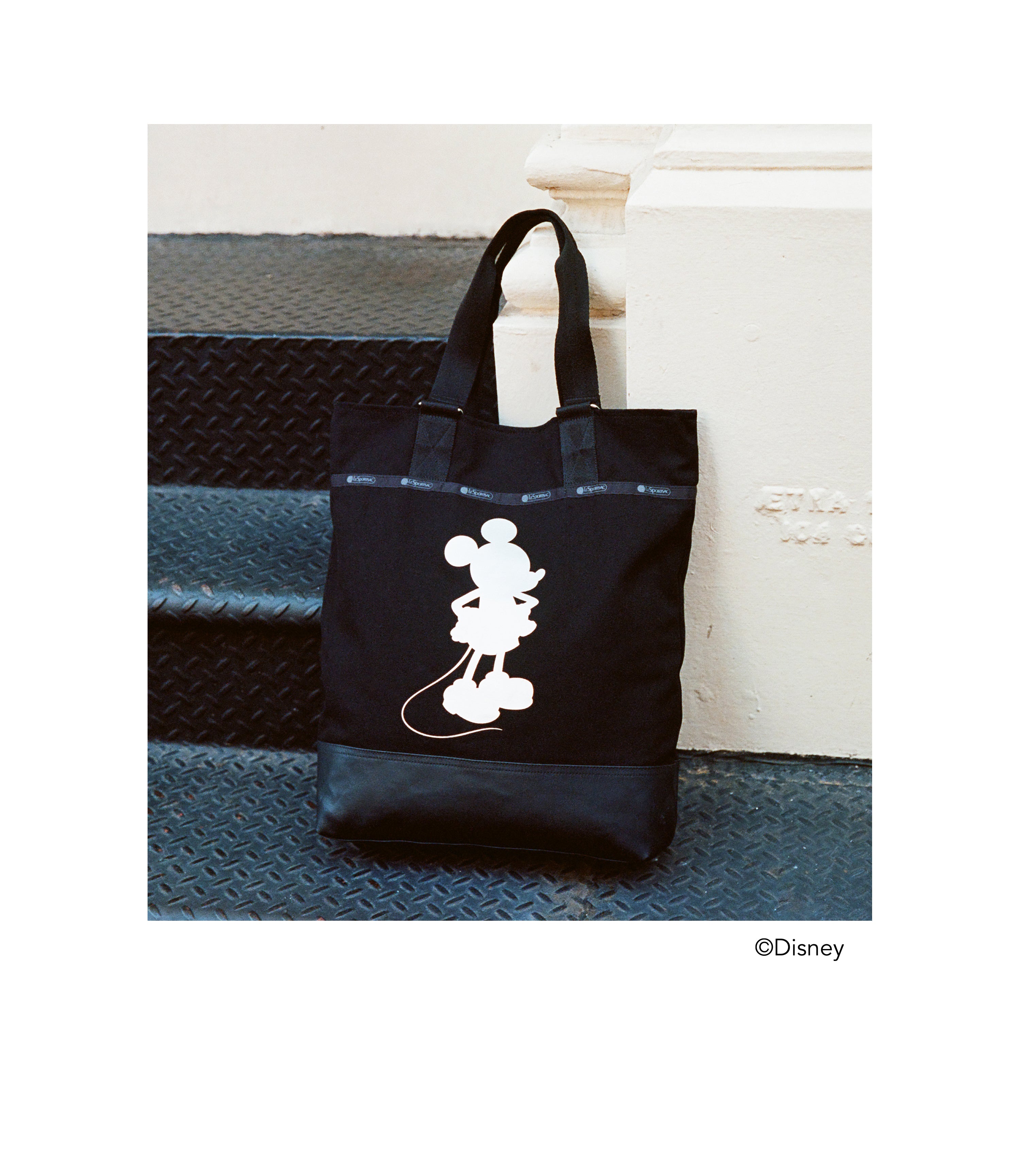 Mickey Canvas Tote Disney100 Mickey Pose LeSportsac