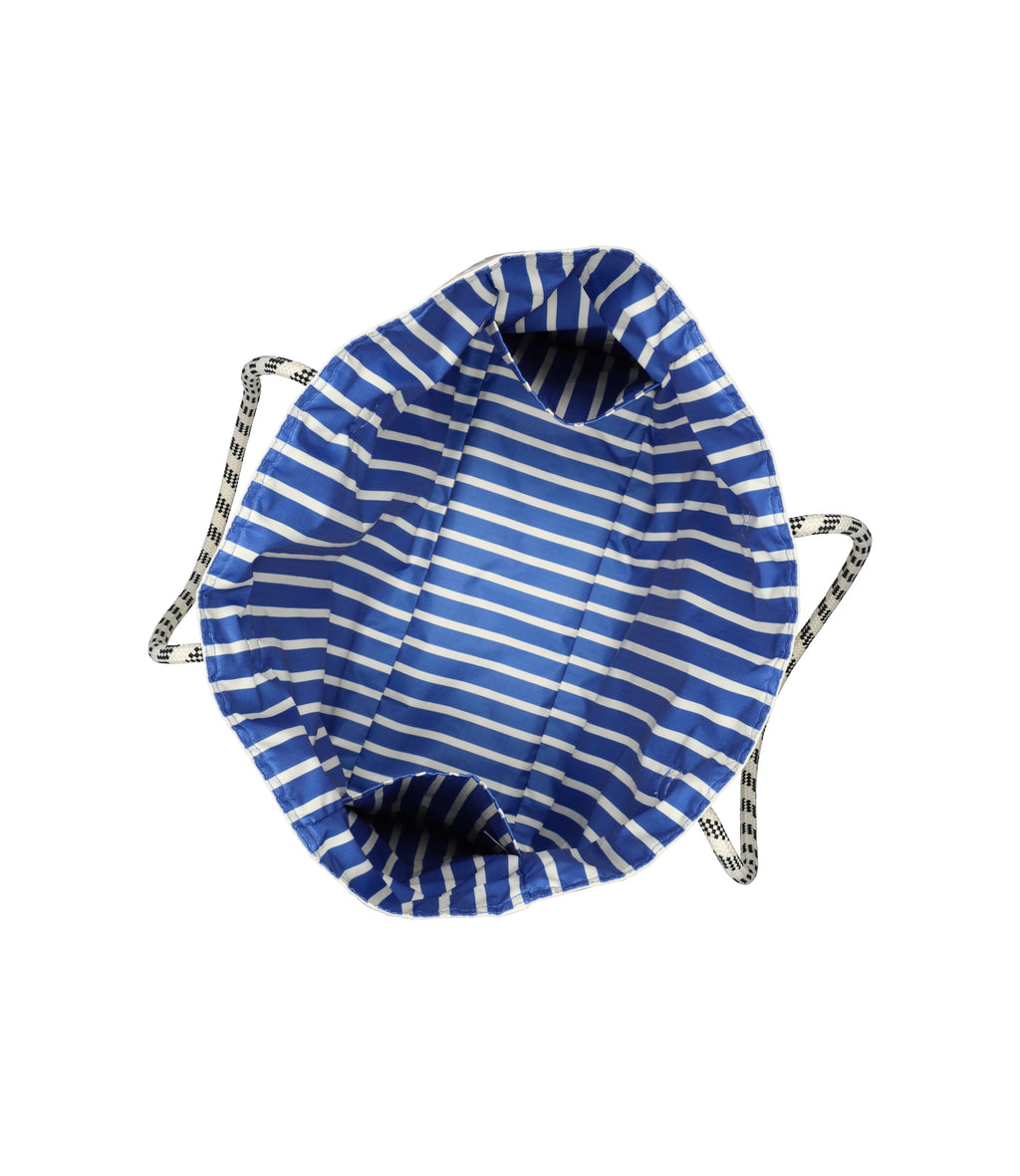 Lesportsac Bucket Tote - Sandbar / Navy Blue