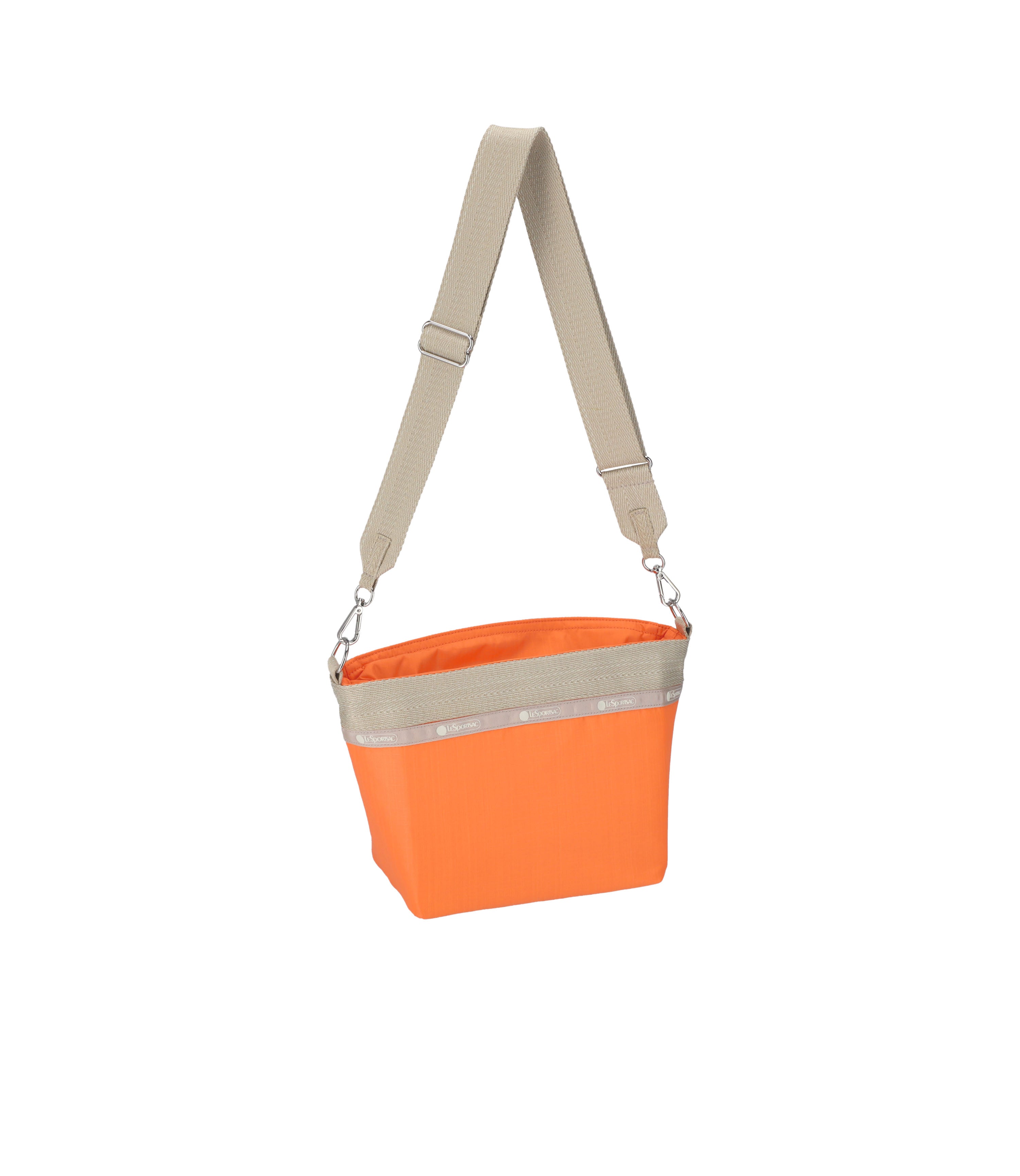 Lesportsac Small Bucket Bag - Tangerine/Latte