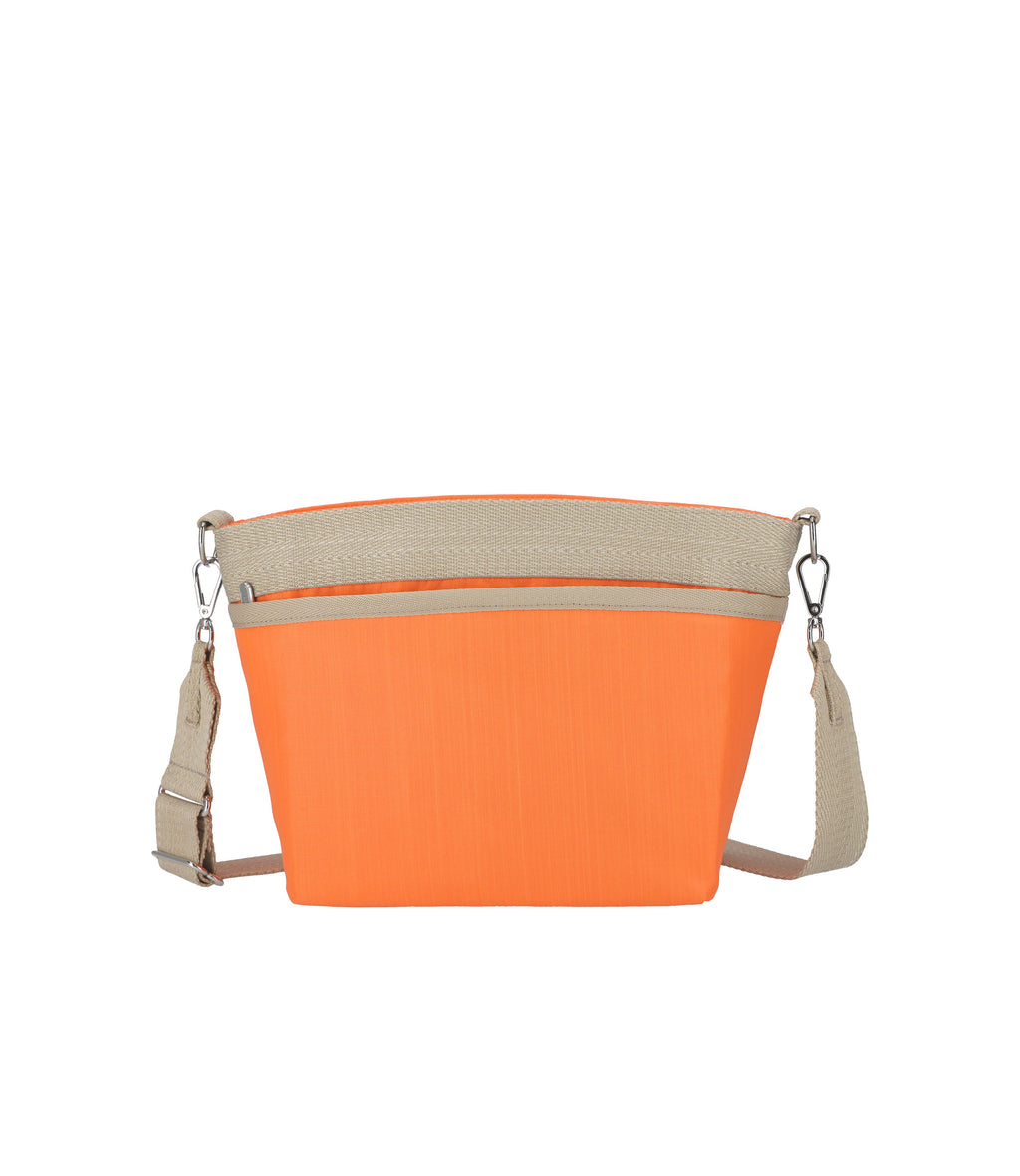 Lesportsac Large Bucket Tote - Tangerine/Latte