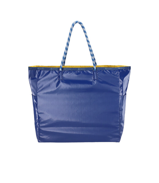 Shine Large Two-Way Tote - Navy/Freesia – LeSportsac