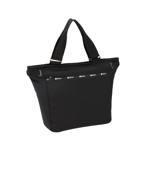 Lesportsac Packable North/South Tote - Black Solid