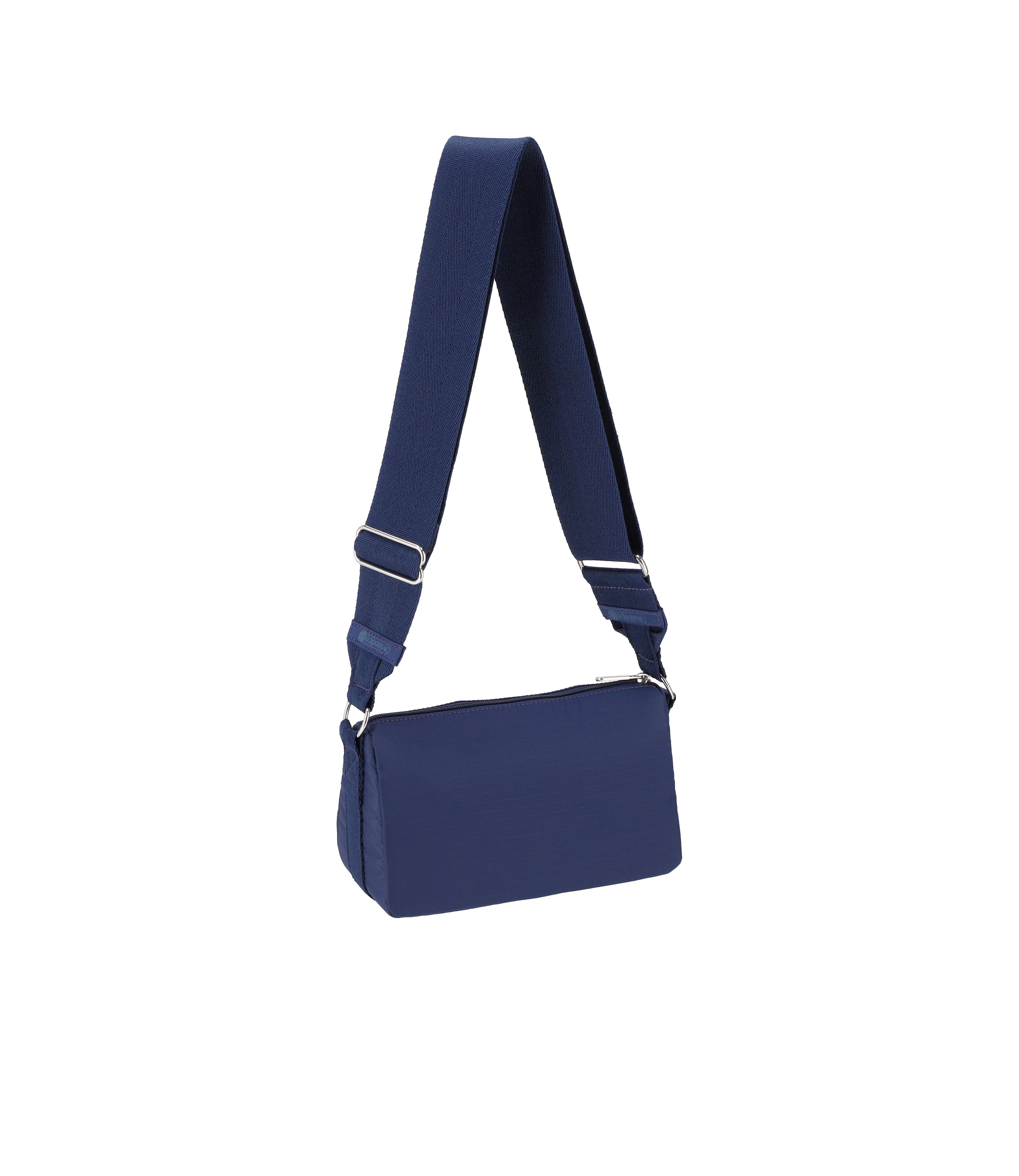 East/West Double Pocket Bag - Navy Blue solid – LeSportsac