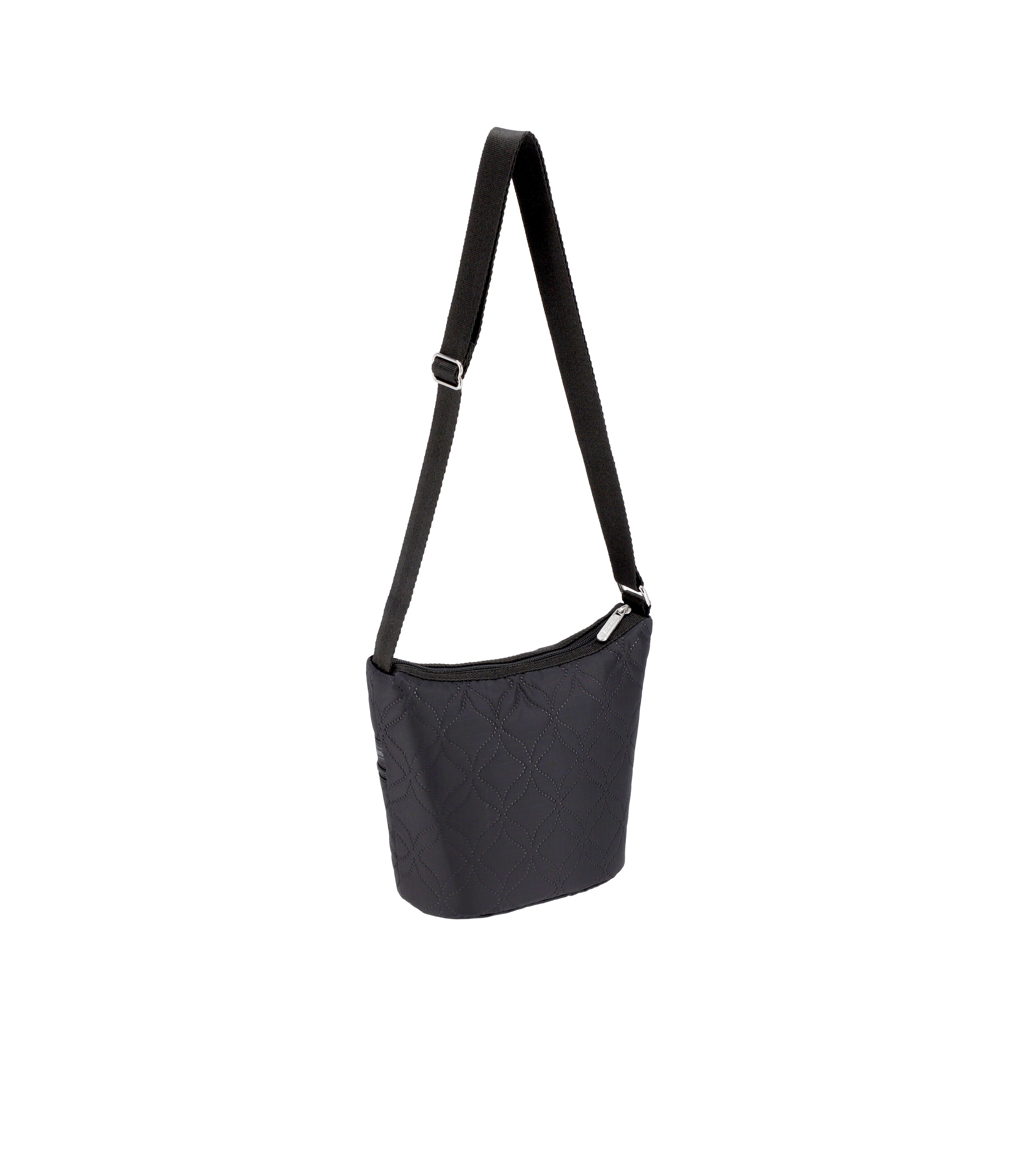 Mini Bucket Shoulder Bag - Wavy Deboss Black – LeSportsac