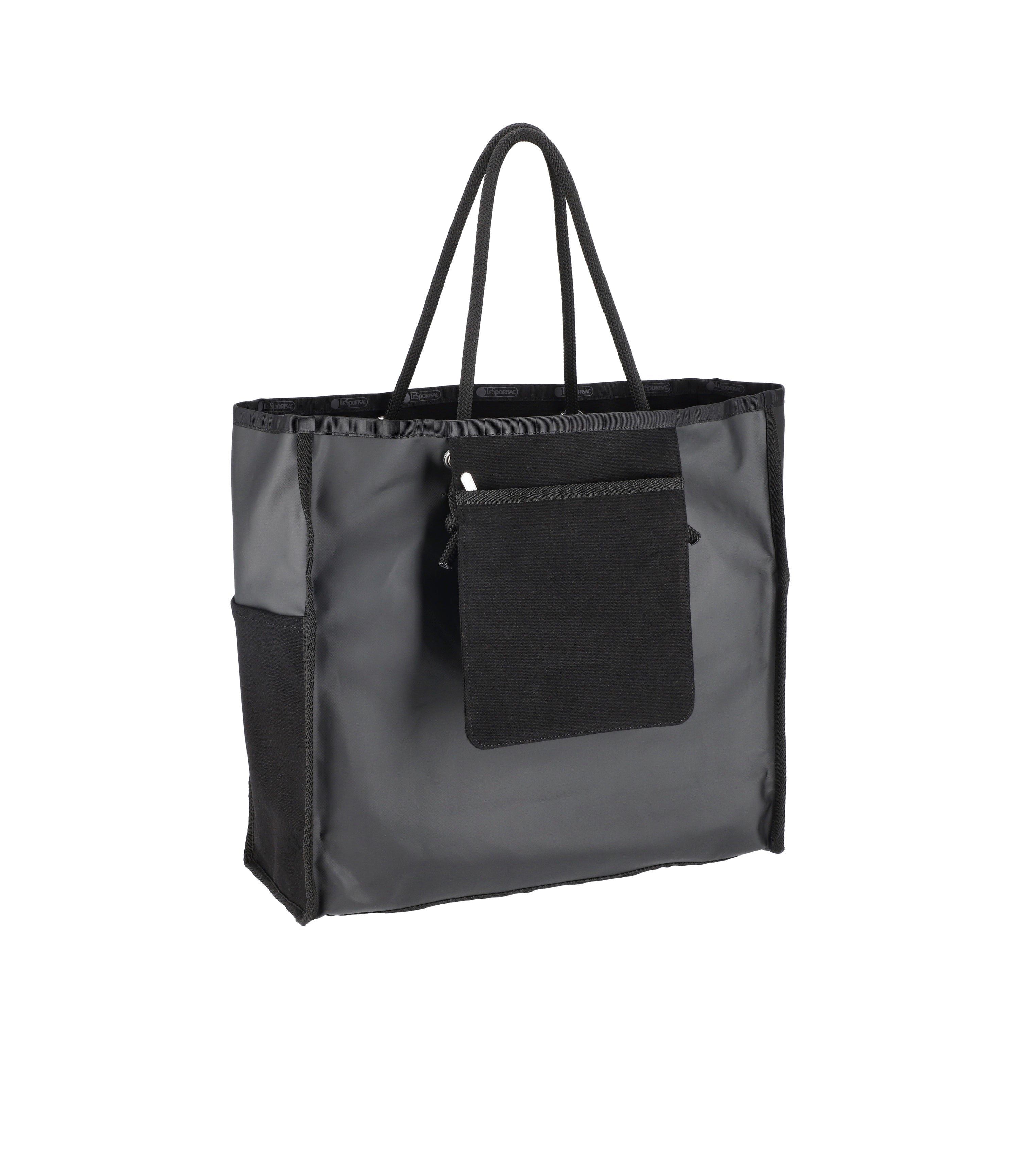 Canvas Easy Tote - Jet Black Canvas – LeSportsac