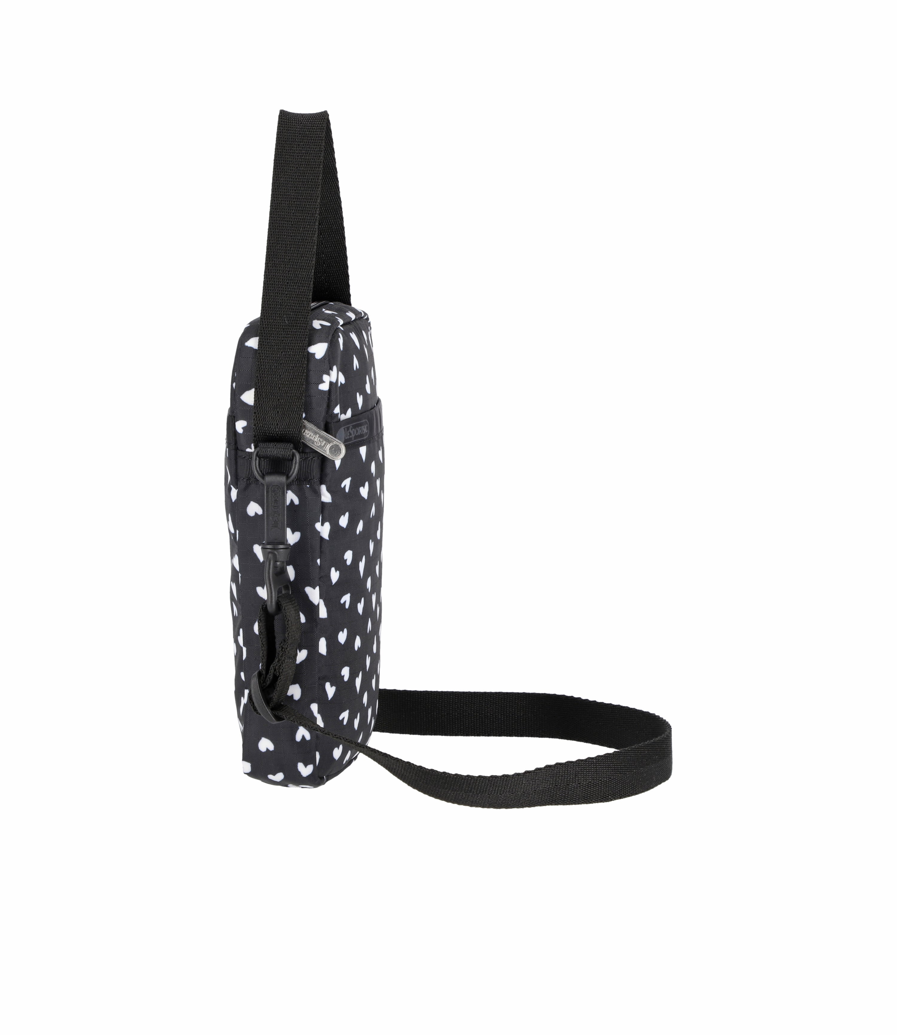 Mini Phone Crossbody - Black Hearts print – LeSportsac