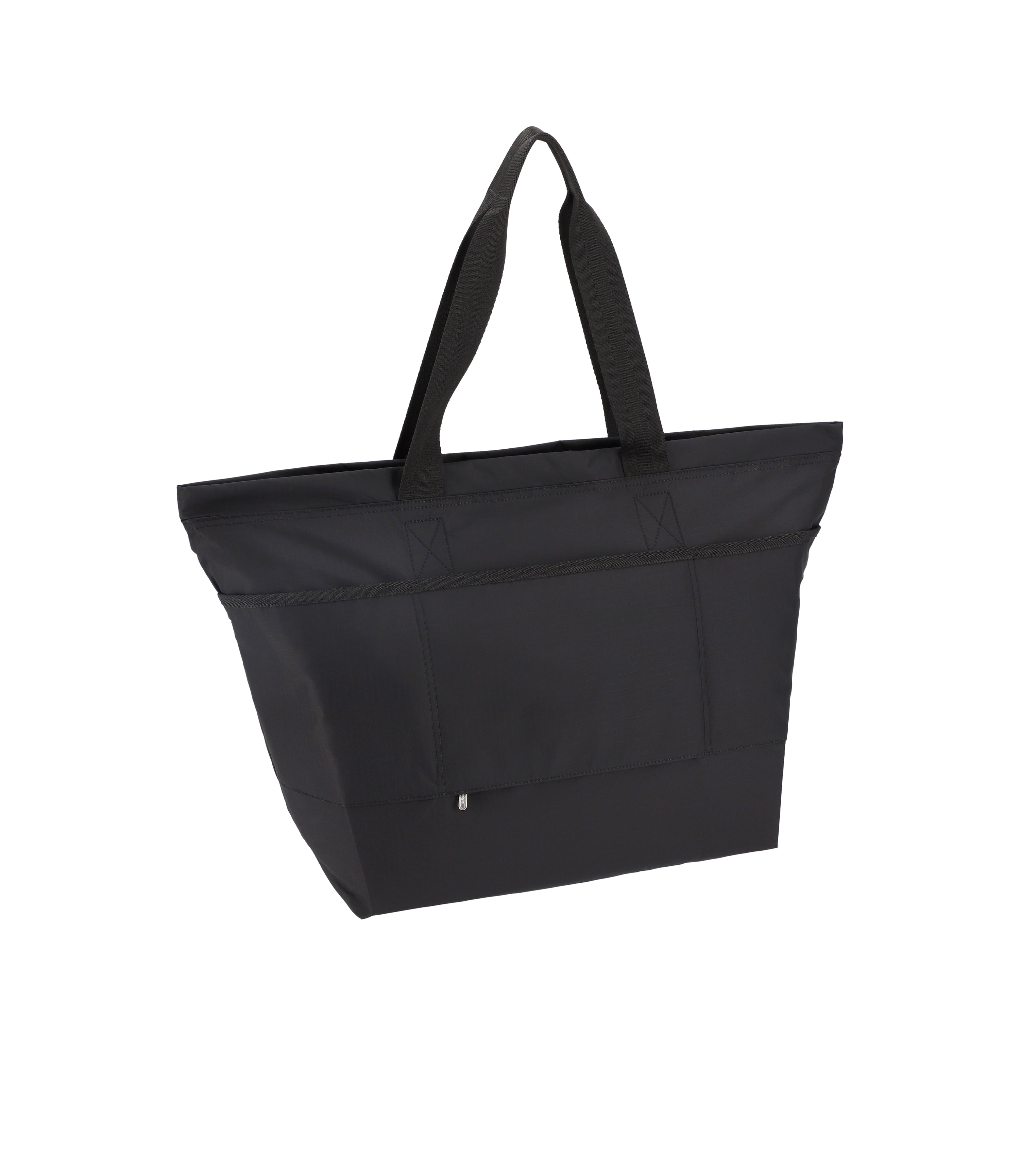 Carlin Zip Top Tote Bag Black solid LeSportsac