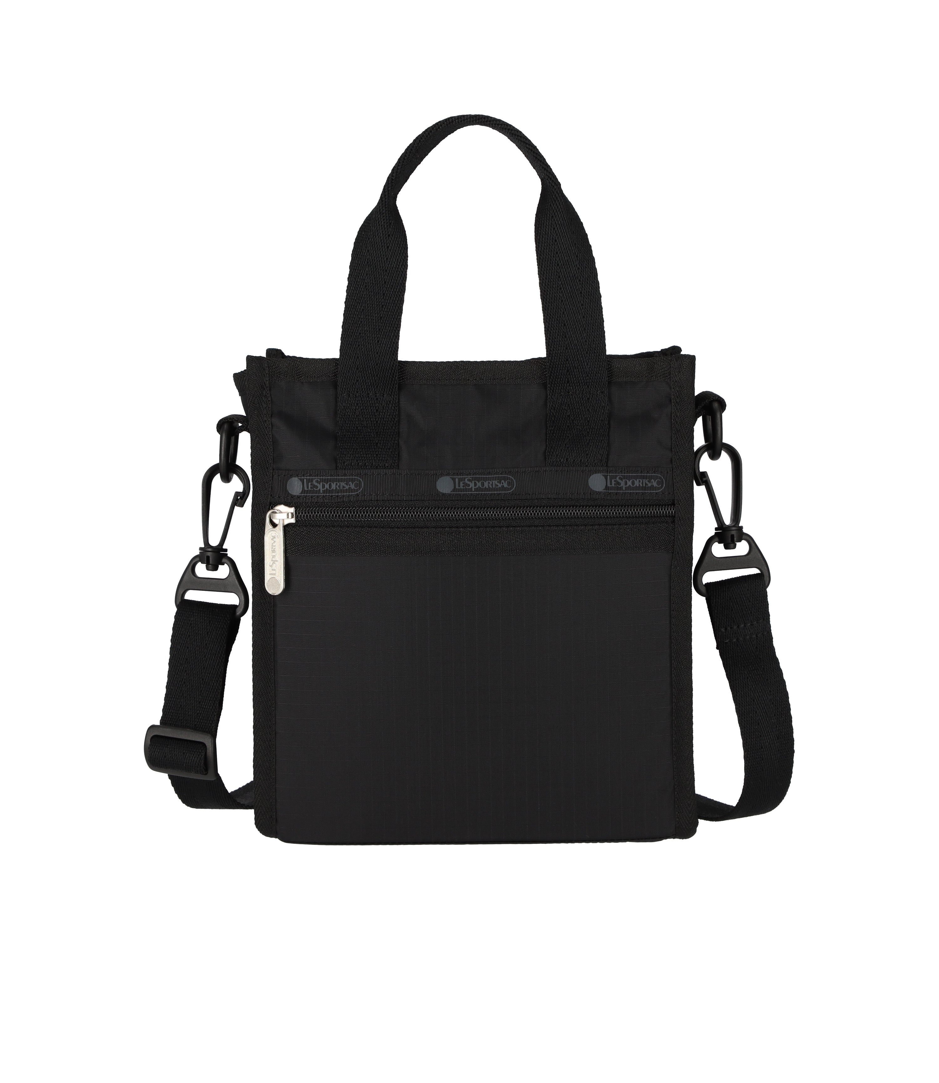 Lesportsac Mini North South Tote Black Solid