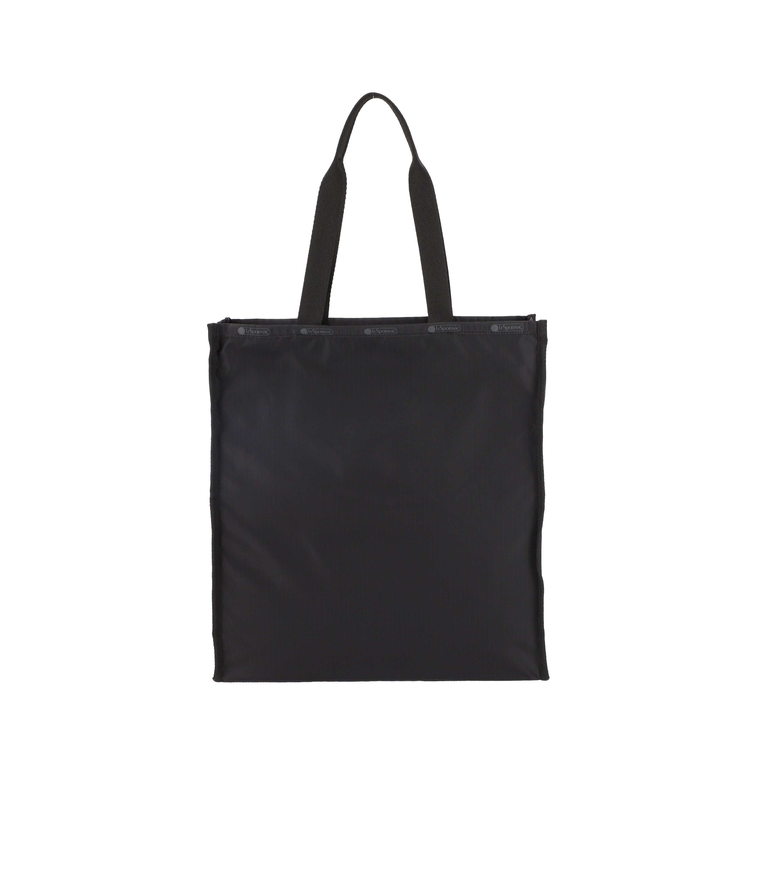 Large Book Tote - Black solid – LeSportsac
