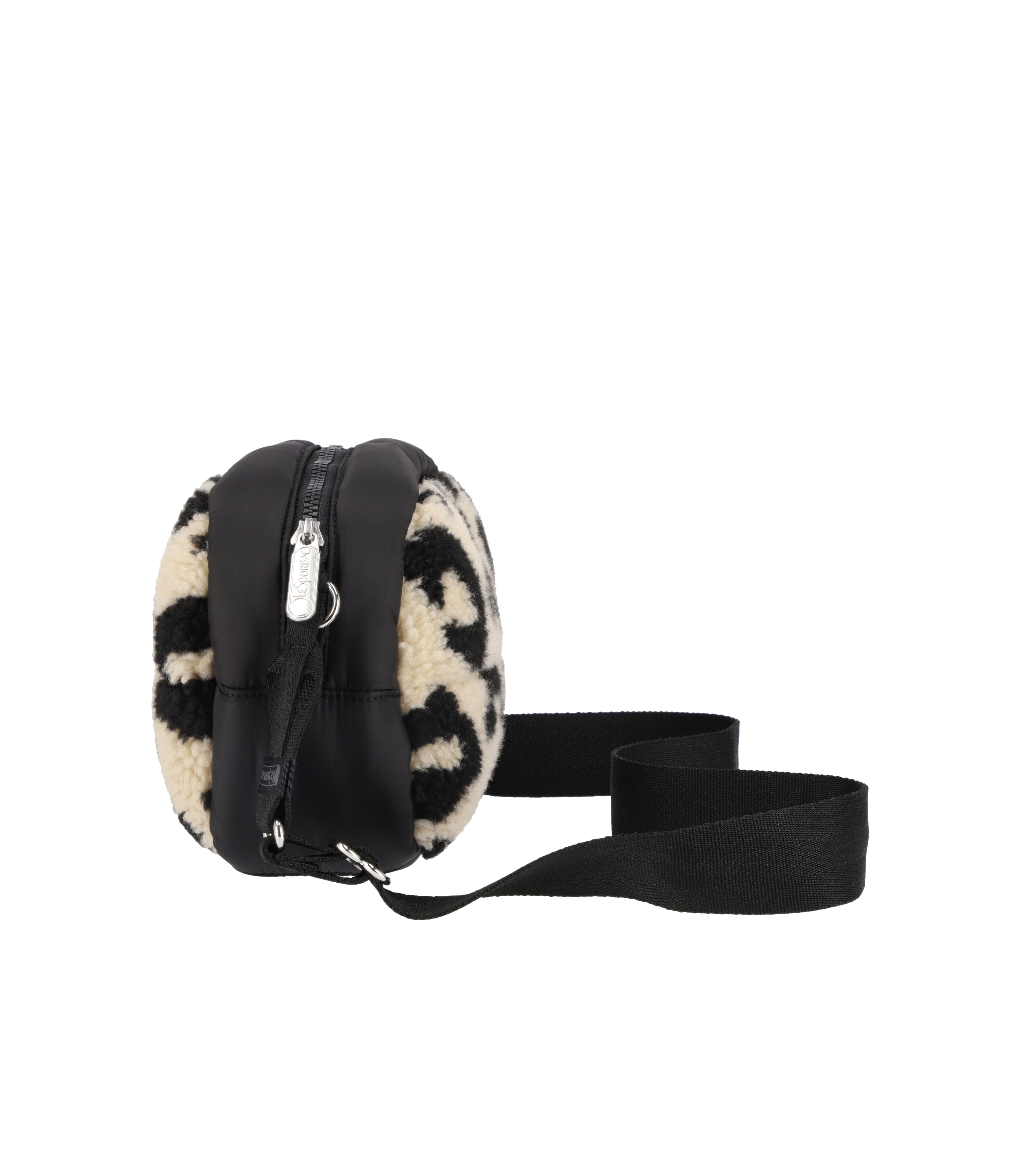 Puffy Sherpa Cube Crossbody - Leopard Vegan Sherpa – LeSportsac