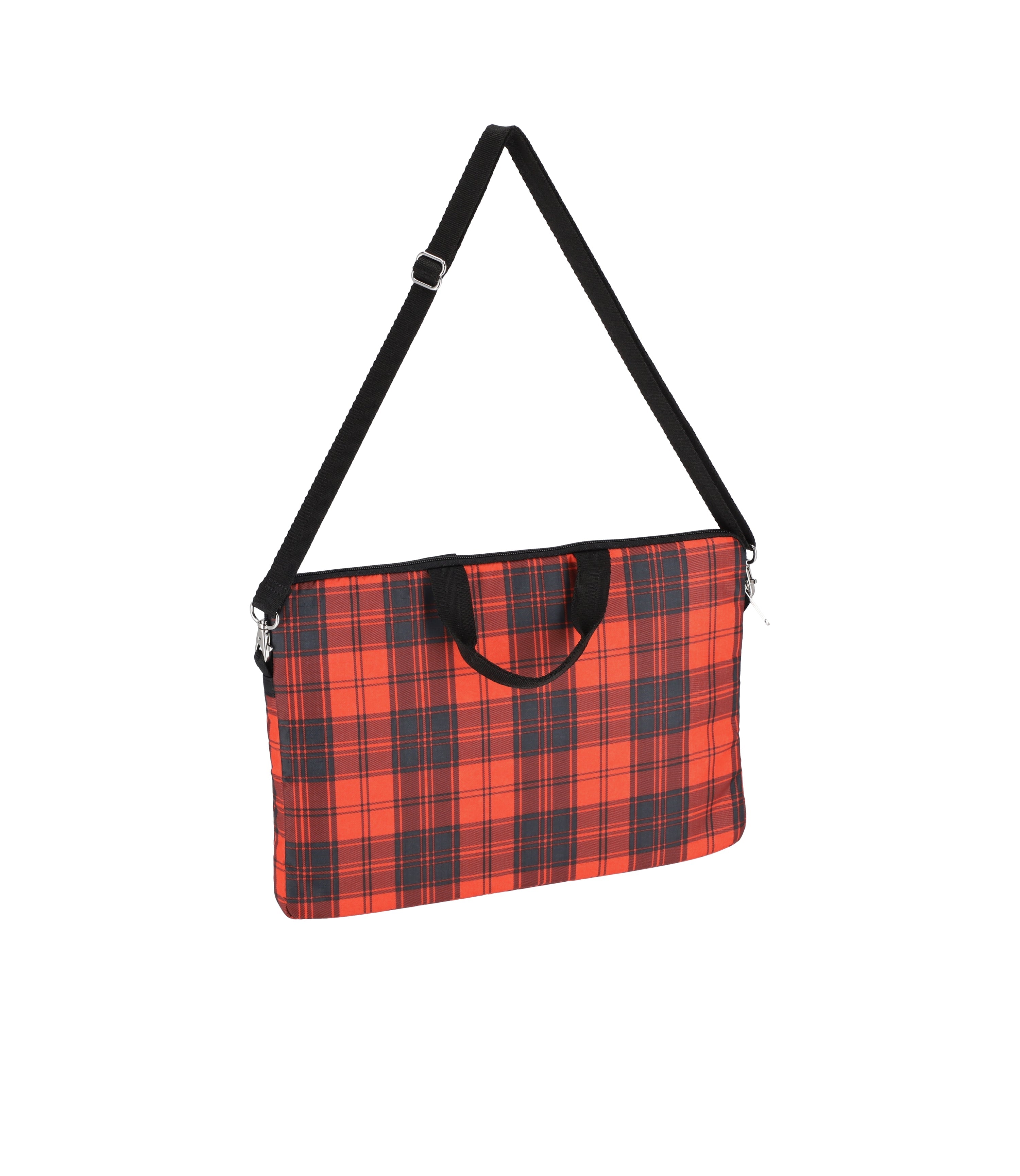 Top Handle Laptop Case - Red Tartan print – LeSportsac