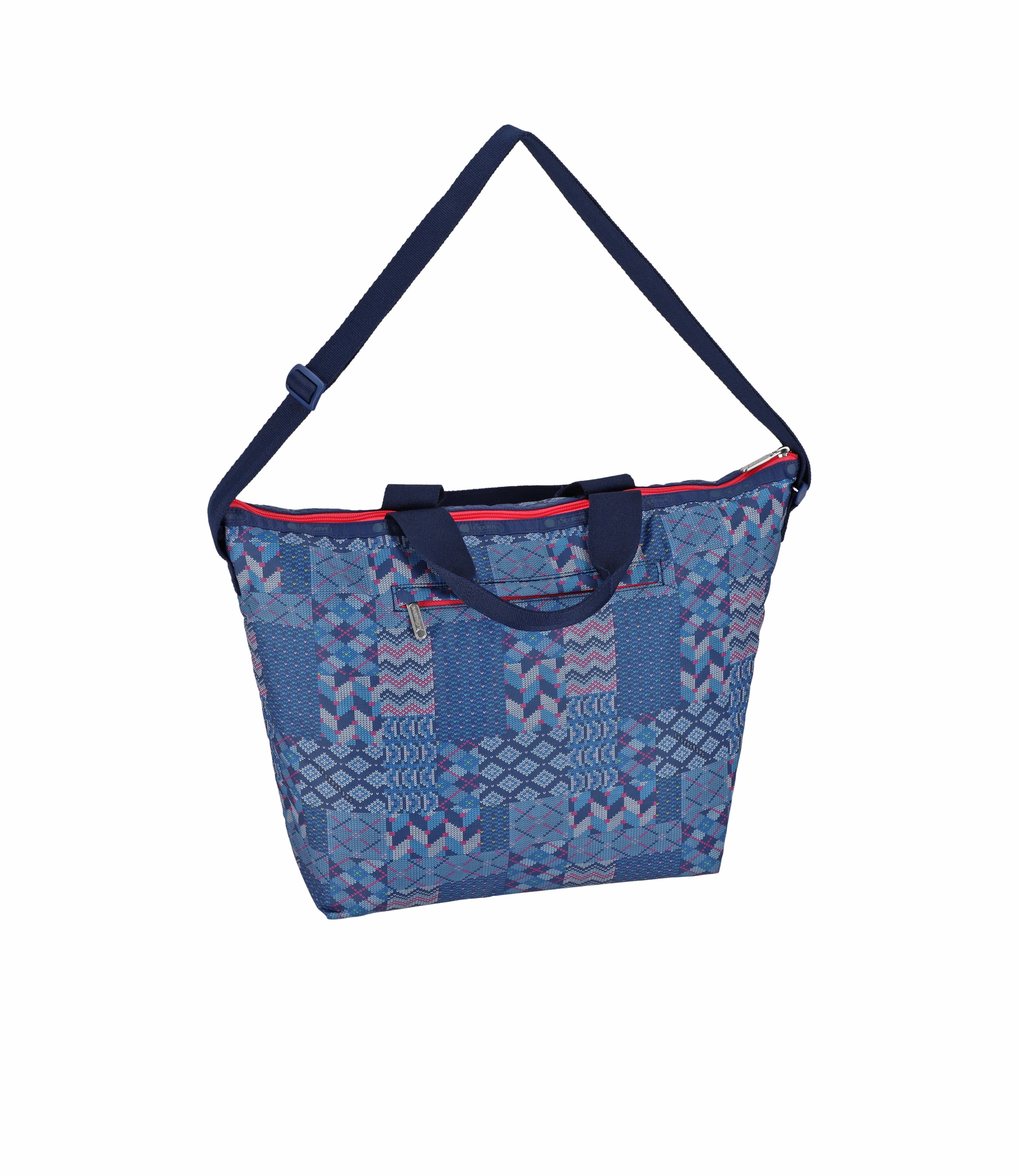 Deluxe Easy Carry Tote - Patchwork Knit print – LeSportsac