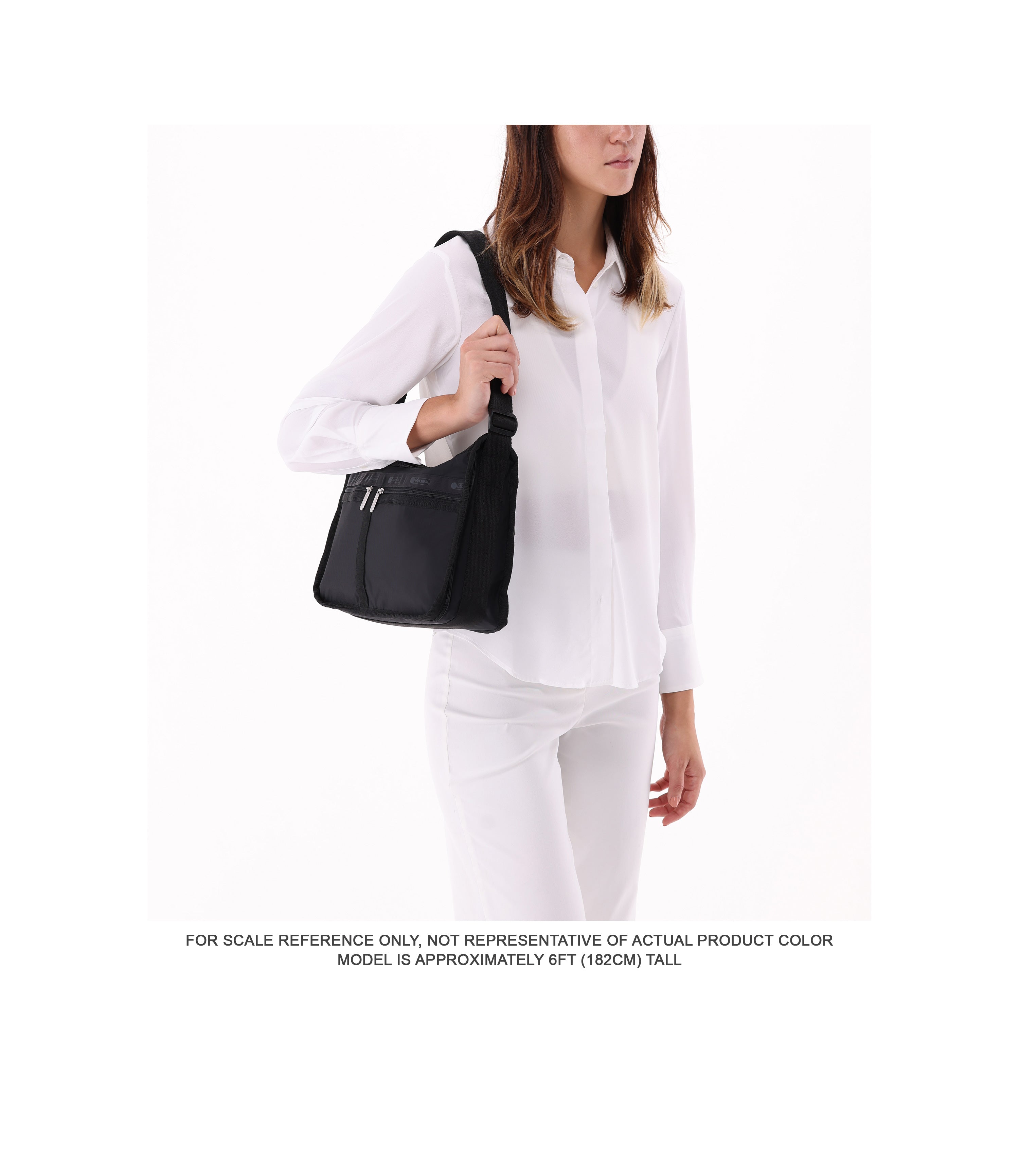 Lesportsac Deluxe Everyday Bag - Braided Deboss White