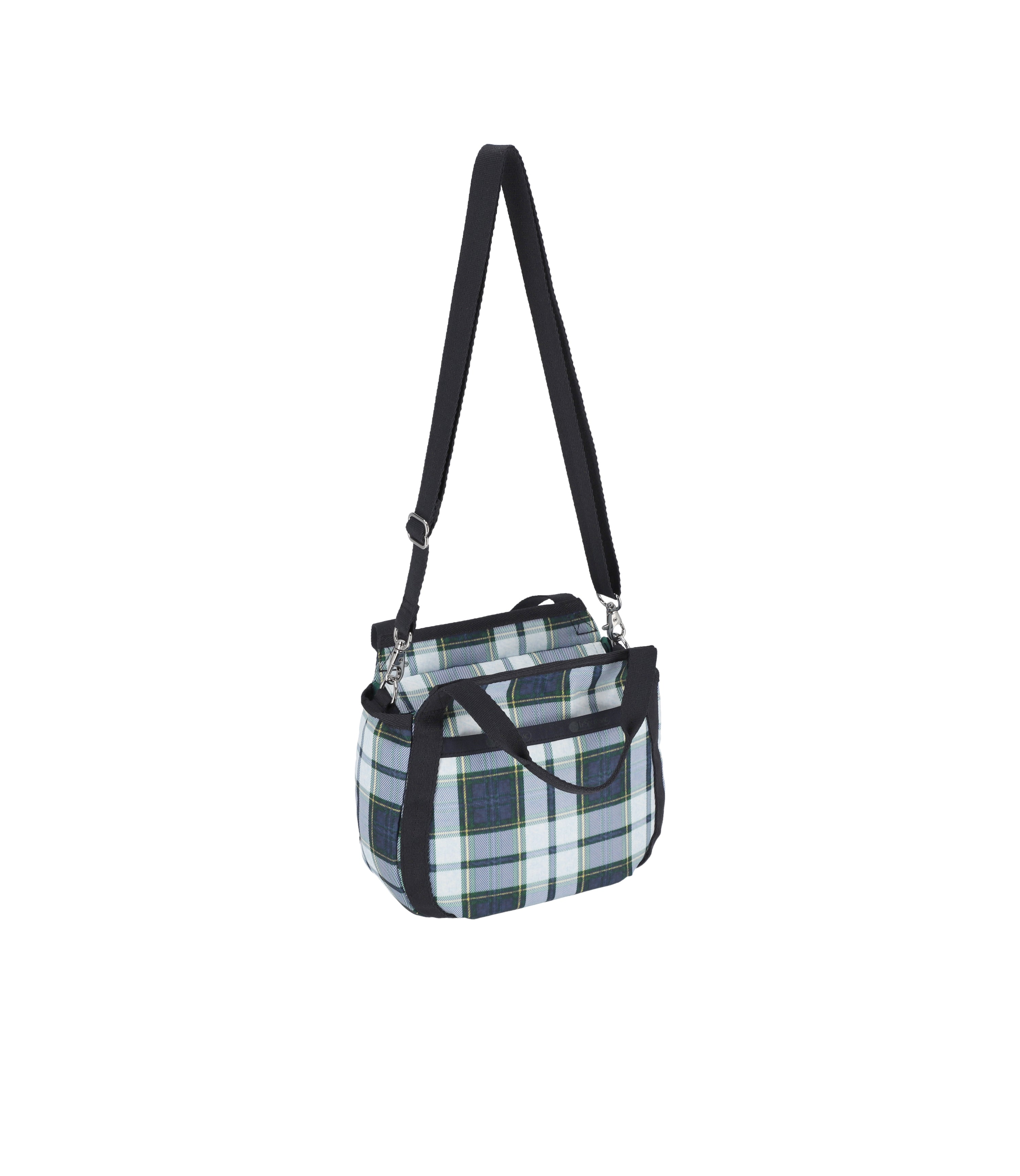 Small Jenni Crossbody - Deep Blue Tartan print – LeSportsac