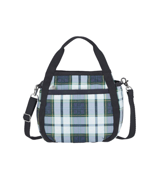 Small Jenni Crossbody - Deep Blue Tartan print – LeSportsac